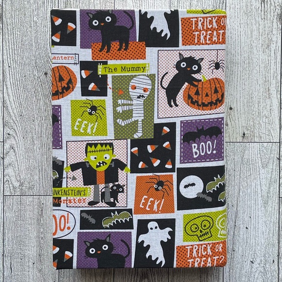 New Halloween Linen Wrapped Decorative Book Mummy Boo Hand-Wrapped Spooky Decor - Picture 7 of 7